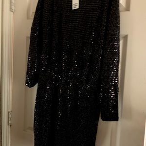 black dress. From H&M Rome